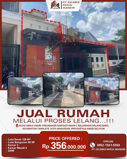 Rumah dalam Kota Makassar, Sulawesi Selatan