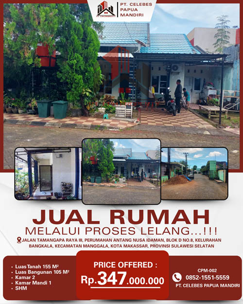 Rumah dalam Kota Makassar, Sulawesi Selatan