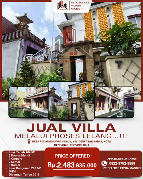 Villa di Kota Denpasar, Bali